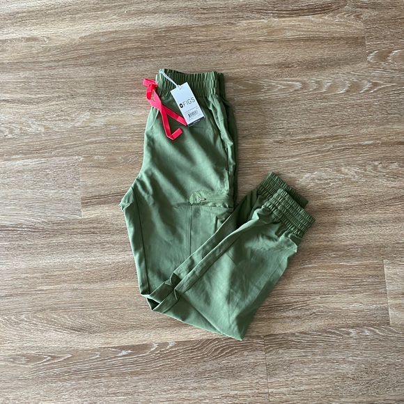 Figs Pants & Jumpsuits Nwt Figs Dark Olive Atlanta High Waisted